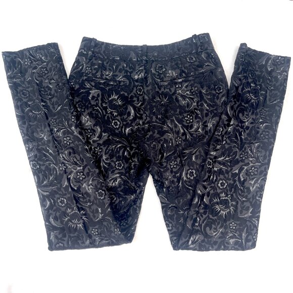 GUCCI Jacquard Hight waist Black Pant IT38 US4 - Picture 4 of 14